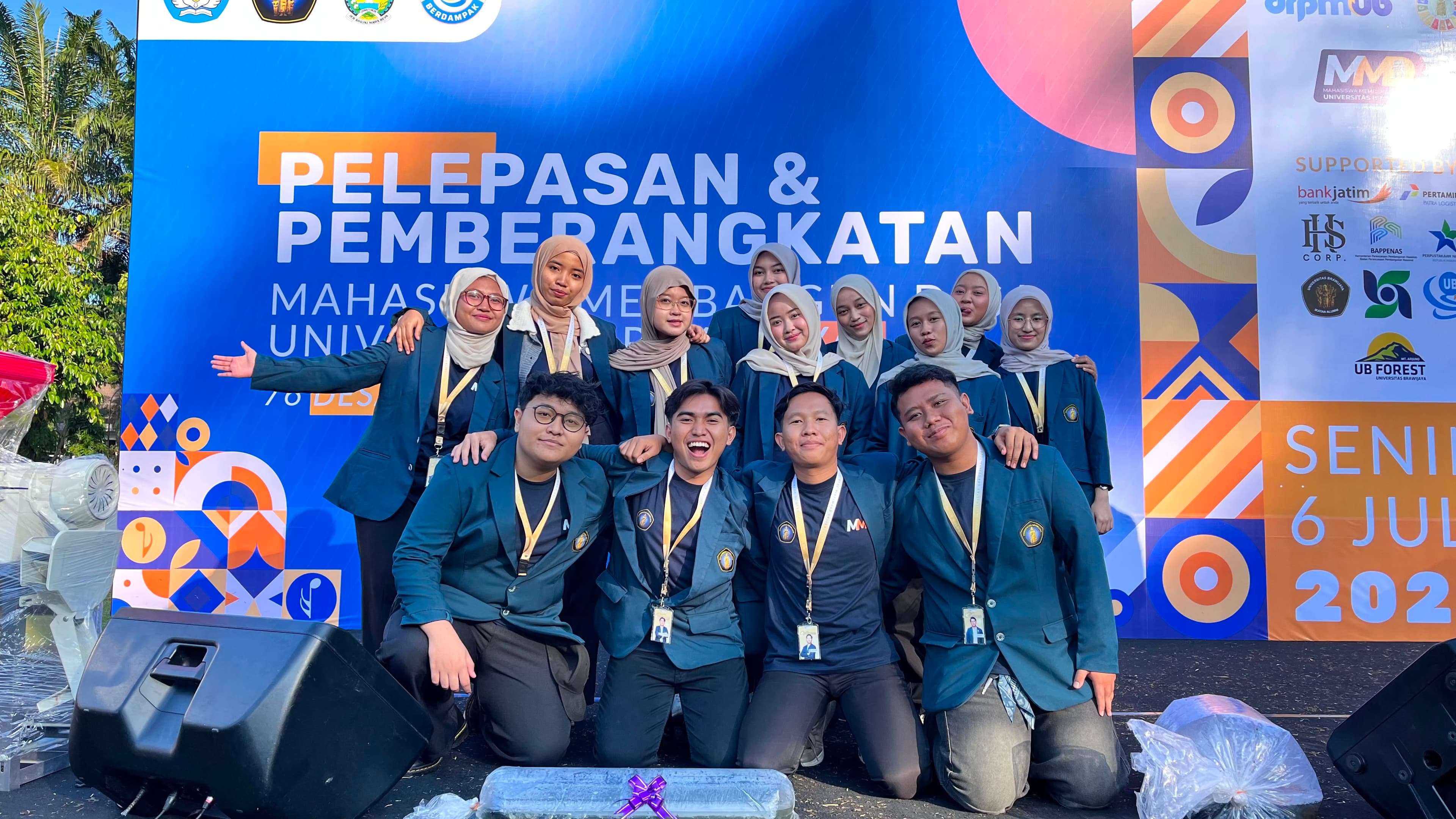 Dokumentasi bersama tim MMD UB 2026 Kelompok 54